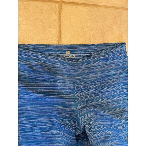 90 Degree by Reflex Women's Capri Leggings Large Light Blue Activewear - Picture 4 of 6